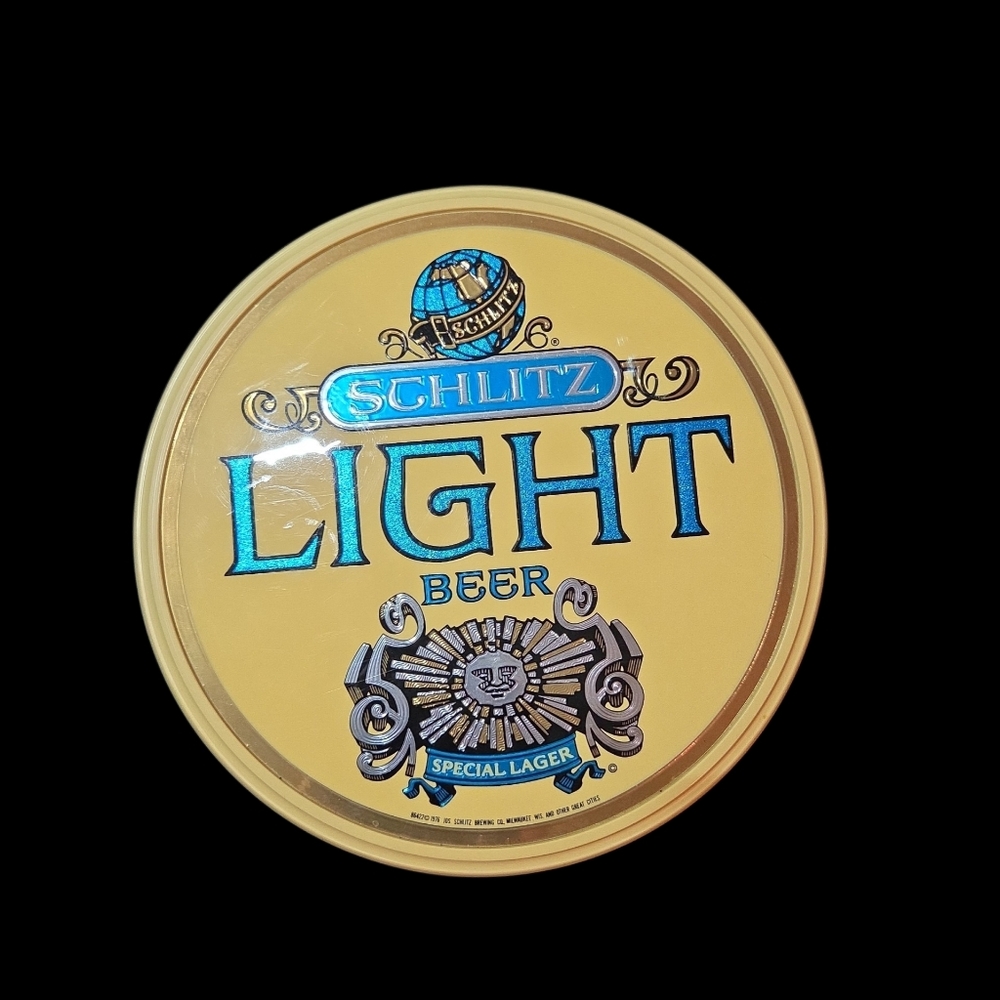 1976 Schlitz Light Beer Sign